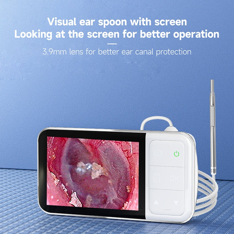 C02 Visible Ear Spoon with 4.5 inch Sreen