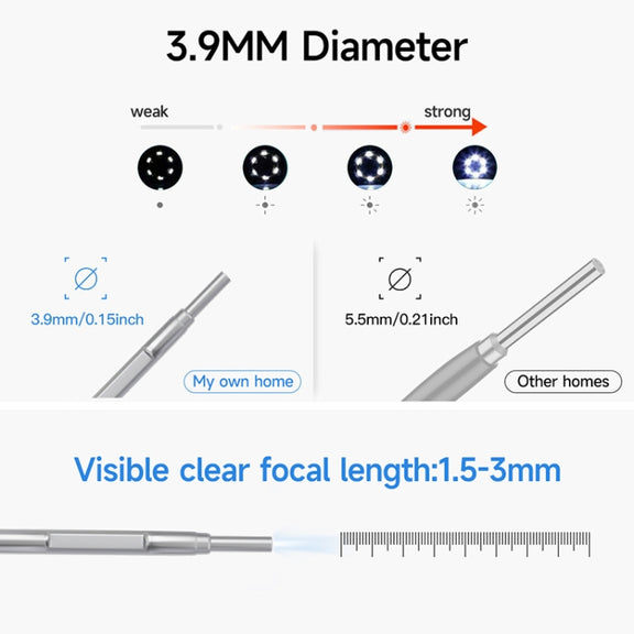 C02 Visible Ear Spoon with 4.5 inch Sreen