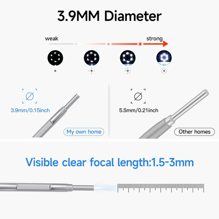 C02 Visible Ear Spoon with 4.5 inch Sreen