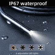 T23 7.9mm Three Lenses 7 inch Screen Industrial Endoscope, Spec:10m Tube