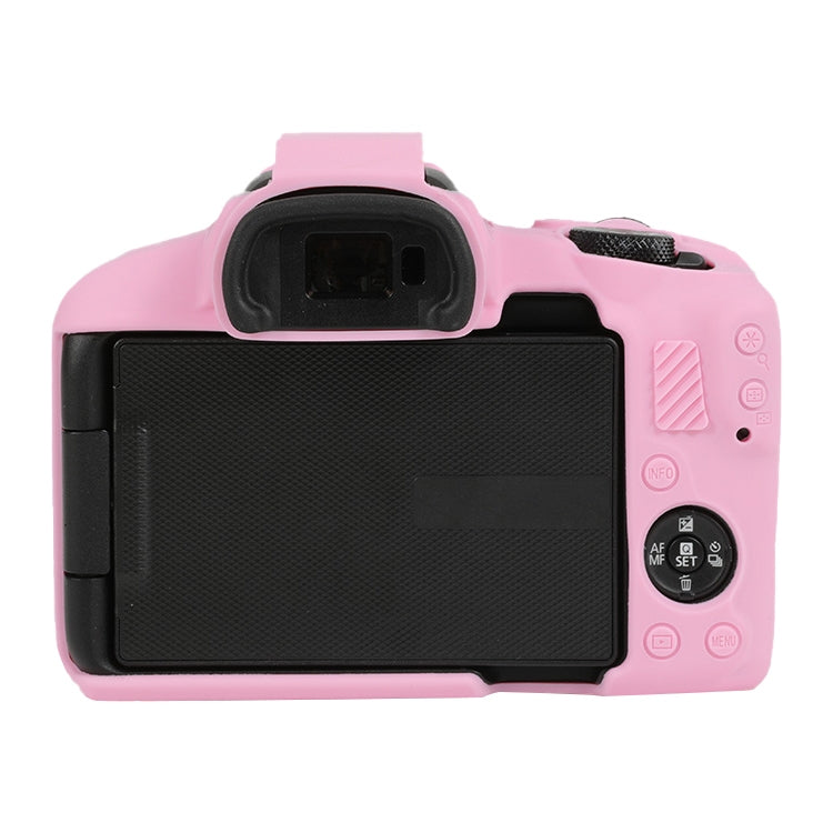 For Canon EOS R50 Soft Silicone Protective Case(Pink)