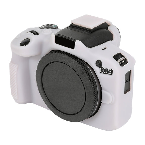 For Canon EOS R50 Soft Silicone Protective Case(Jello Pink)