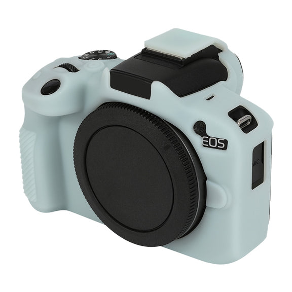 For Canon EOS R50 Soft Silicone Protective Case(Jello Green)
