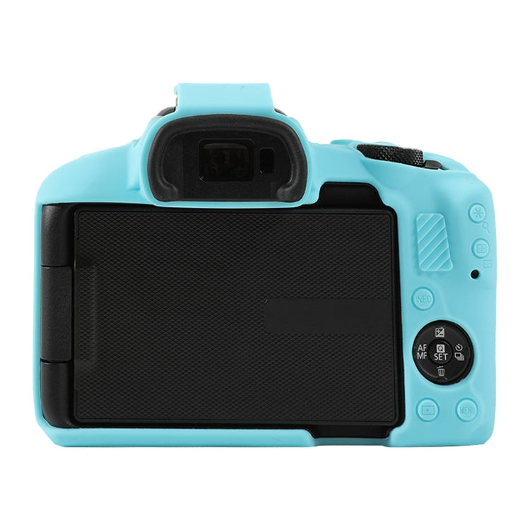 For Canon EOS R50 Soft Silicone Protective Case(Sky Blue)