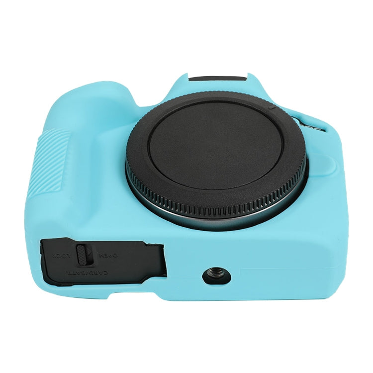 For Canon EOS R50 Soft Silicone Protective Case(Sky Blue)