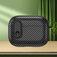 For AirPods Pro Carbon Fiber Texture Wireless Earphones Case with Security Lock(Black) - For AirPods Pro by PMC Jewellery | Online Shopping South Africa | PMC Jewellery | Buy Now Pay Later Mobicred