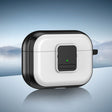 For AirPods Pro TPU + PC Wireless Earphones Case with Magnetic Switch(White) - For AirPods Pro by PMC Jewellery | Online Shopping South Africa | PMC Jewellery | Buy Now Pay Later Mobicred
