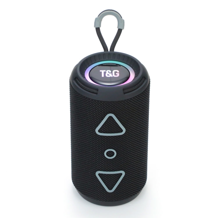 T&G TG-656 Portable Wireless 3D Stereo Subwoofer Bluetooth Speaker Support FM / LED Atmosphere Light(Black)