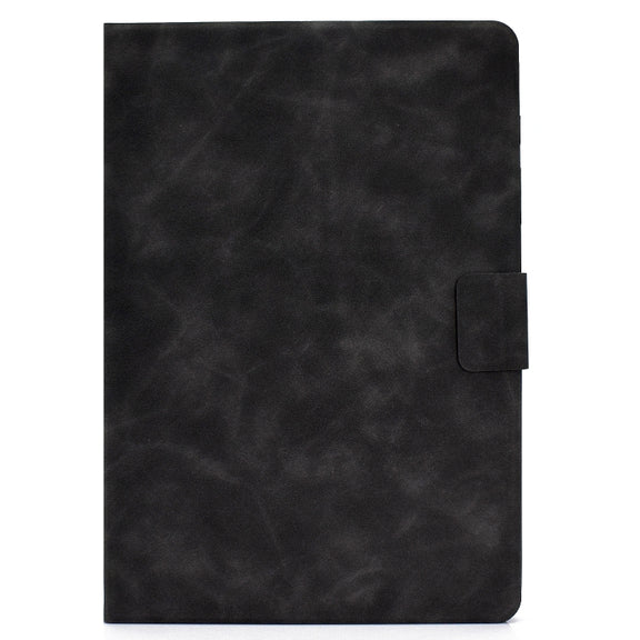 For iPad Air 2022 10.9 Cowhide Texture Leather Smart Tablet Case(Grey)