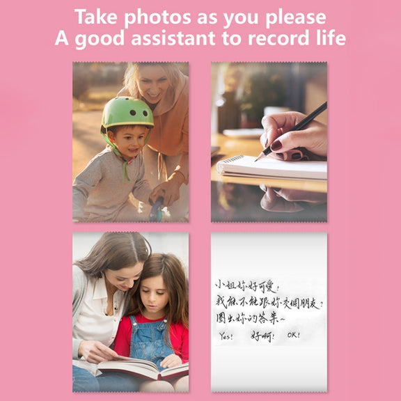 C15 Portable Multifunction Mini Printer Support OCR Text Scanning(Pink)