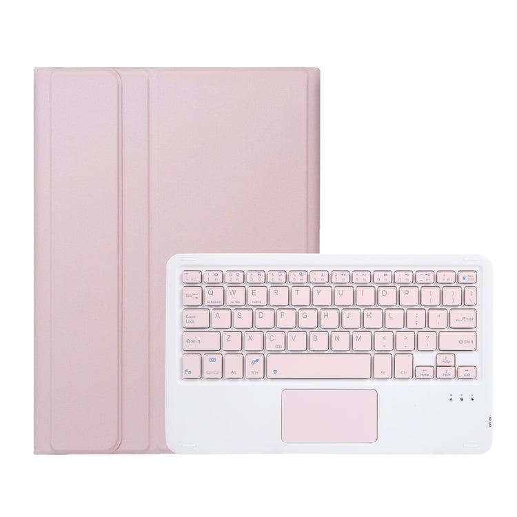 For Huawei MatePad 11.5 2023 AH17-A Lambskin Texture Ultra-thin Detachable Bluetooth Keyboard Leather Case with Touchpad(Pink)