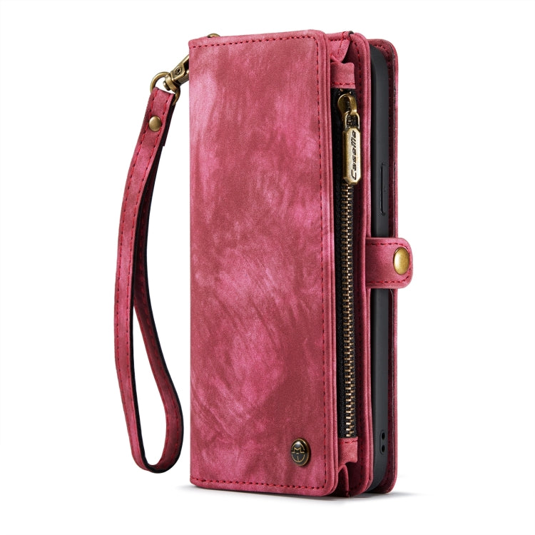 For iPhone 15 Plus CaseMe 008 Detachable Multifunctional Leather Phone Case(Red)