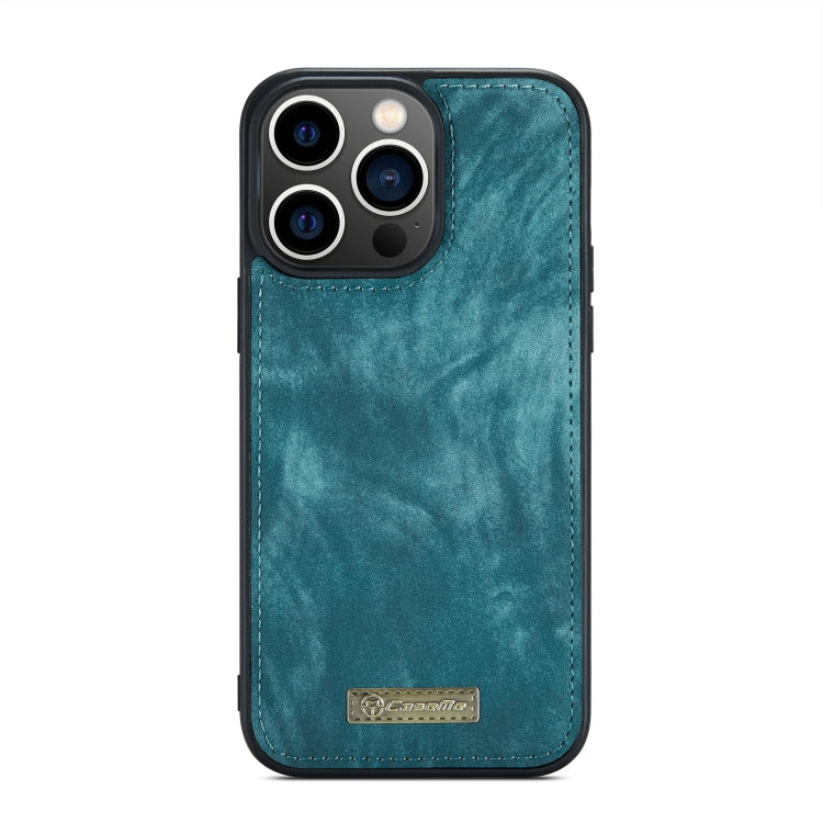 For iPhone 15 Pro CaseMe 008 Detachable Multifunctional Leather Phone Case(Blue)