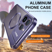For iPhone 16 Pro Max Aromatherapy Holder Single-sided MagSafe Magnetic Phone Case(Black)