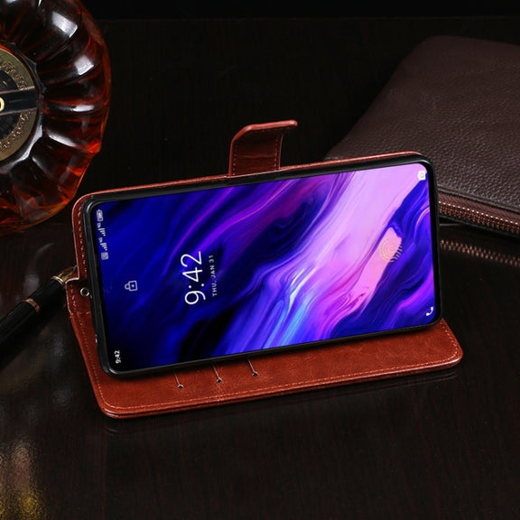 For UMIDIGI S5 Pro idewei Crazy Horse Texture Horizontal Flip Leather Case with Holder & Card Slots & Wallet(Black)