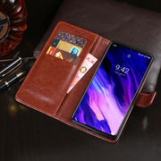 For UMIDIGI S5 Pro idewei Crazy Horse Texture Horizontal Flip Leather Case with Holder & Card Slots & Wallet(Black)