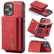 For iPhone 16 Pro DG.MING M1 Series 3-Fold Multi Card Wallet Leather Phone Case(Red) - iPhone 16 Pro Cases by DG.MING | Online Shopping South Africa | PMC TechLife | Buy Now Pay Later Mobicred