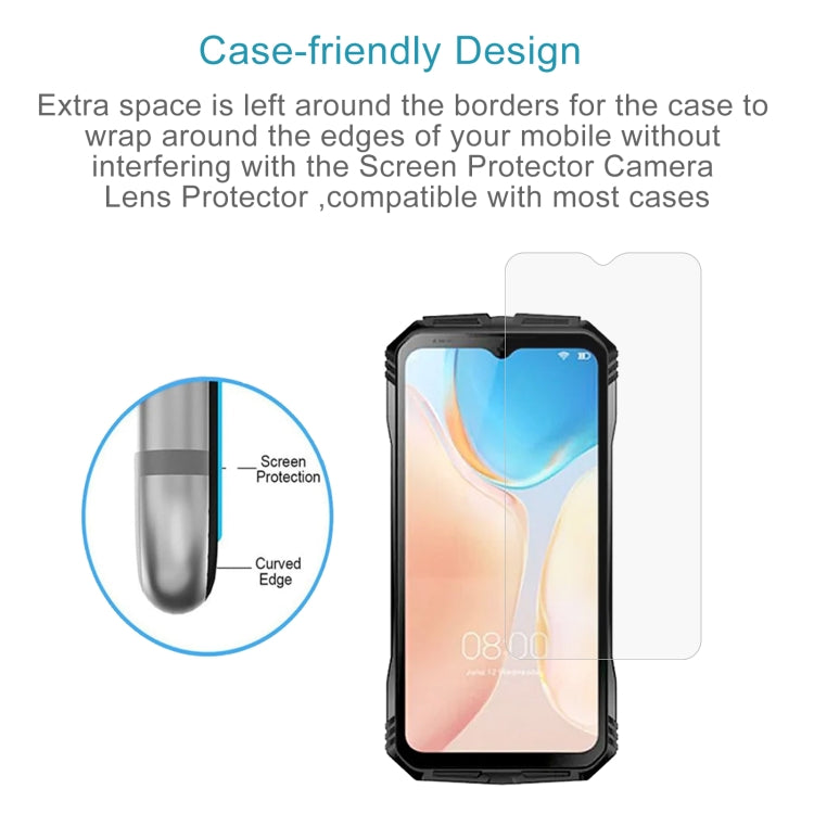 For DOOGEE V30 Pro 50pcs 0.26mm 9H 2.5D Tempered Glass Film