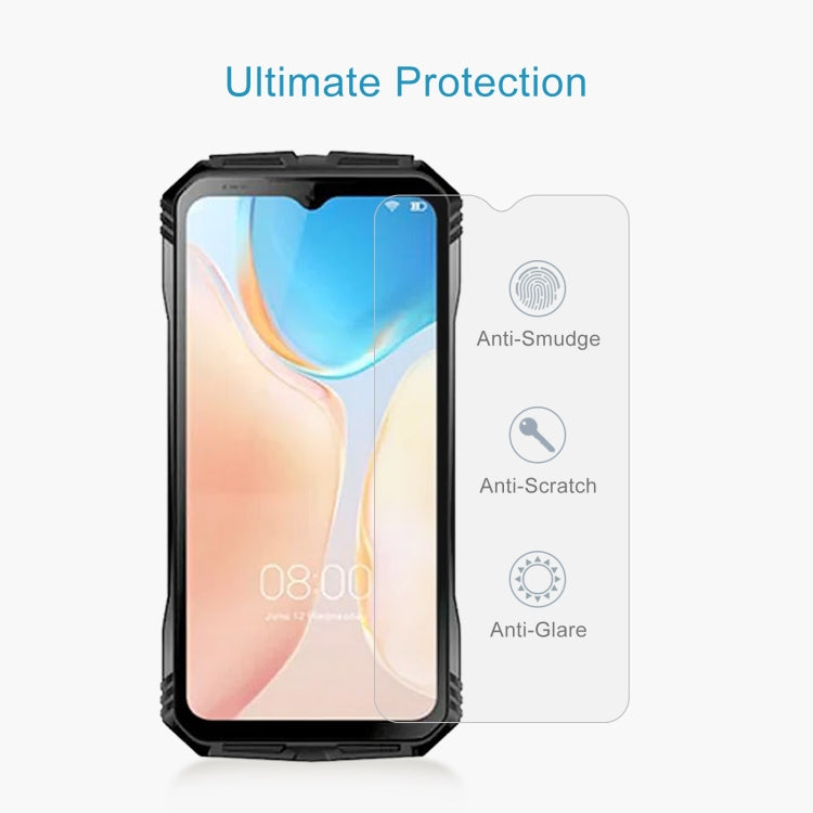For DOOGEE V30 Pro 50pcs 0.26mm 9H 2.5D Tempered Glass Film