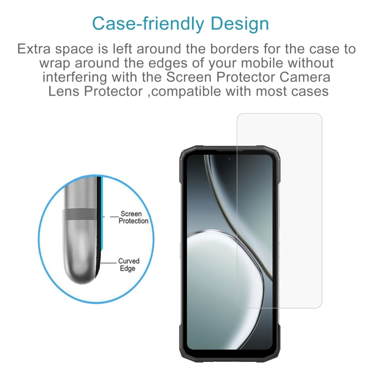 For DOOGEE Blade10 Max 50pcs 0.26mm 9H 2.5D Tempered Glass Film