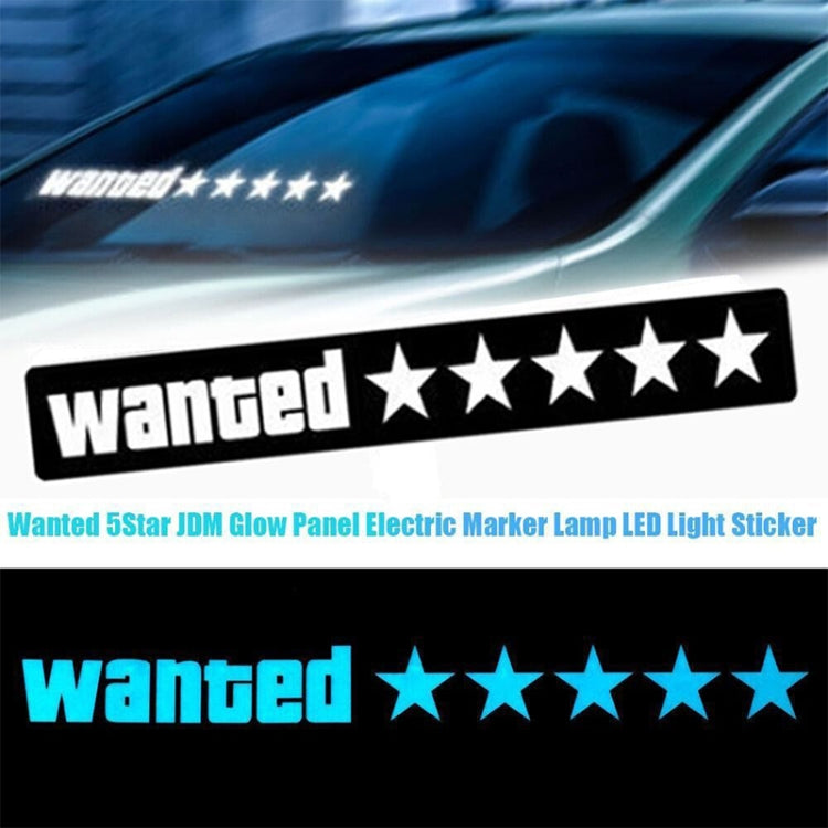 EL Luminous Car Stickers Cold Light Car Stickers Car Luminous Pattern Decoration(Boost)