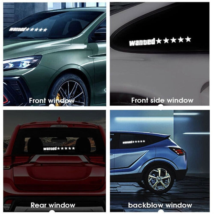 EL Luminous Car Stickers Cold Light Car Stickers Car Luminous Pattern Decoration(Boost)