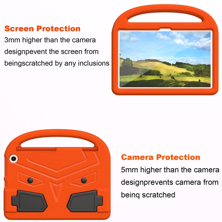 For Amazon Kindle Fire Max 11 2023 Sparrow Style Shockproof Kickstand EVA Tablet Case(Orange)
