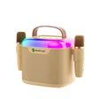 New RiXing NR8805 TWS Portable Smart Bluetooth Speaker with RGB Lighting(Beige) - free shipping - PMC Jewellery - Order now!