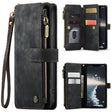 For iPhone 15 CaseMe C30 Multifunctional Leather Phone Case(Black) - free shipping - PMC Jewellery - Order now!