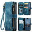 For iPhone 15 Pro Max CaseMe C30 Multifunctional Leather Phone Case(Blue) - iPhone 15 Pro Max Cases by CaseMe | Online Shopping South Africa | PMC TechLife | Buy Now Pay Later Mobicred