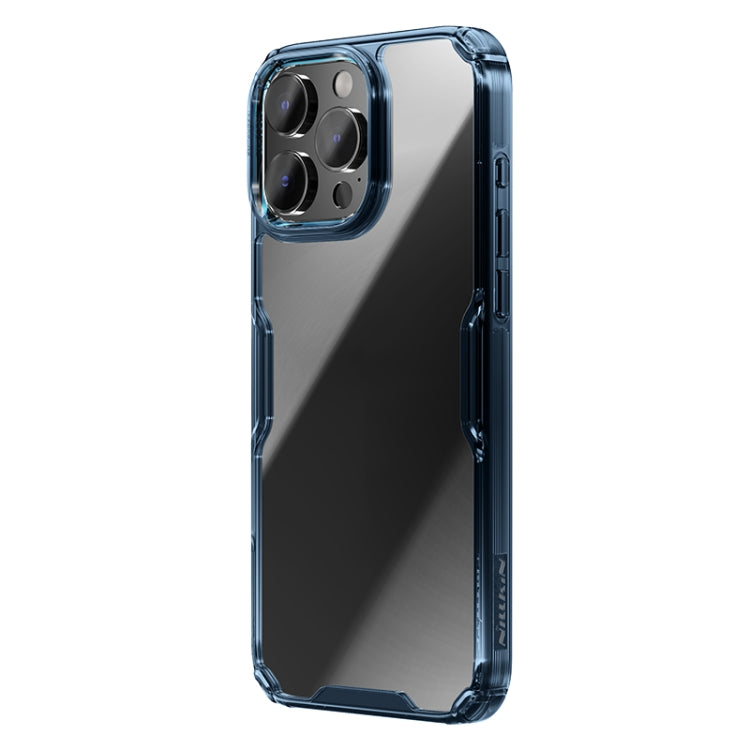 For iPhone 16 Pro Max NILLKIN Ultra Clear PC + TPU Phone Case(Blue)