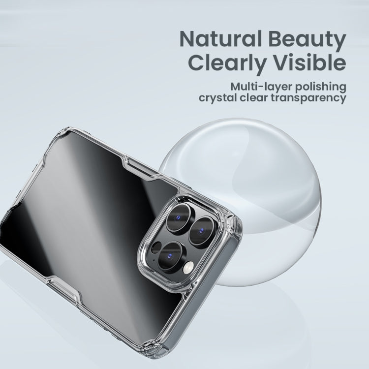 For iPhone 16 Pro Max NILLKIN Ultra Clear PC + TPU Phone Case(Blue)