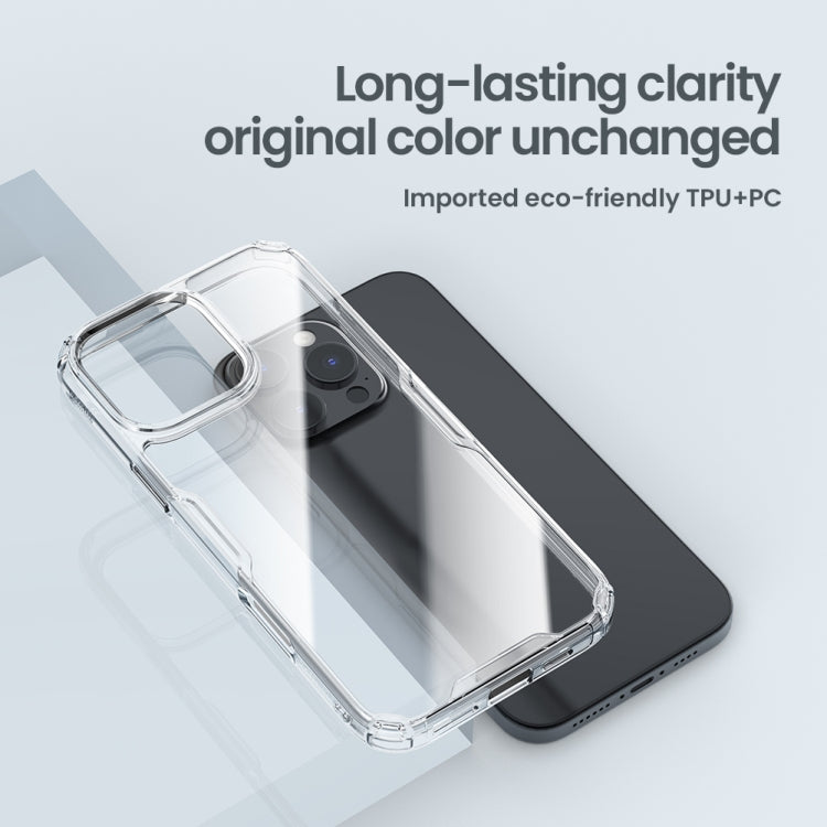 For iPhone 16 Pro Max NILLKIN Ultra Clear PC + TPU Phone Case(Blue)