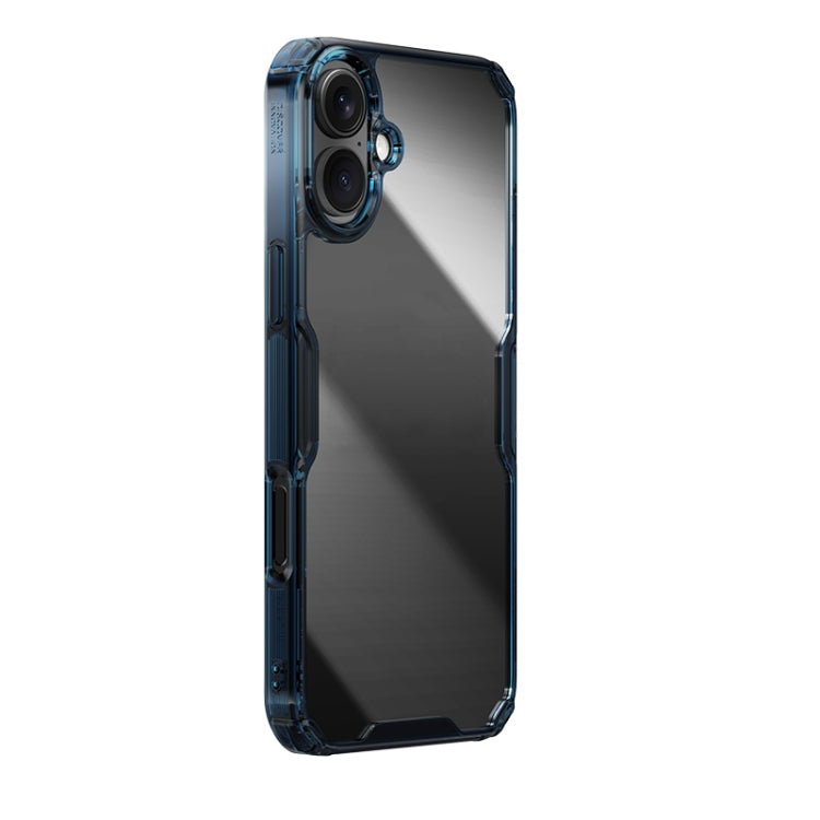 For iPhone 16 Plus NILLKIN Ultra Clear PC + TPU Phone Case(Blue)