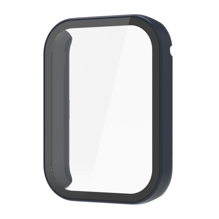 For Xiaomi Mi Band 8 Pro PC + Tempered Film Integrated Watch Protective Case(Midnight Blue)