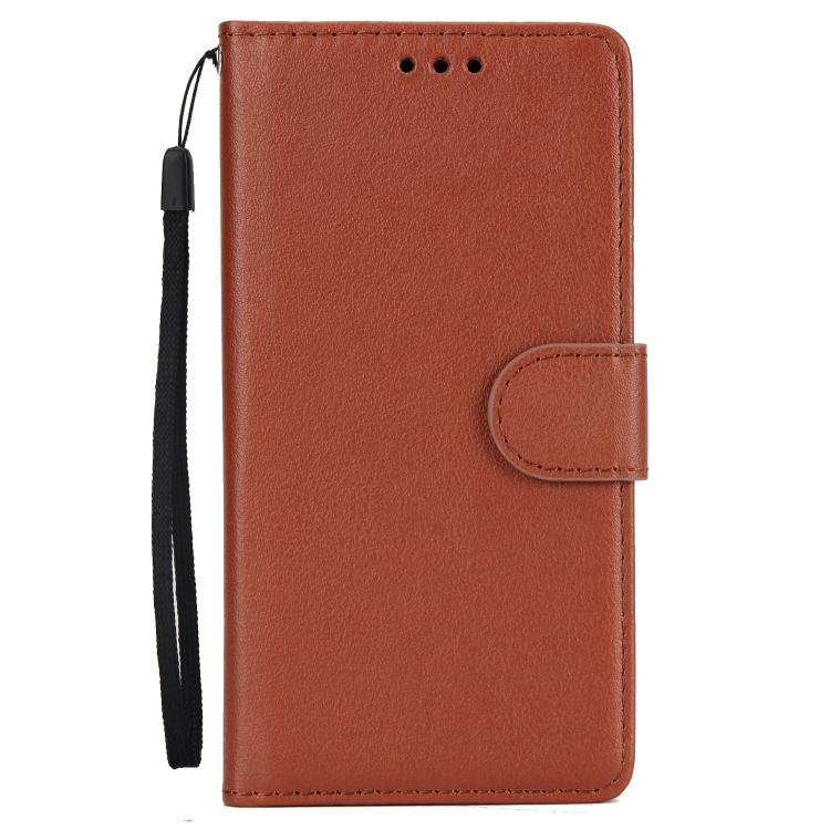 For iPhone 16e 3-Card Slots Multifunctional Leather Phone Case(Brown)