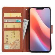 For iPhone 16e 3-Card Slots Multifunctional Leather Phone Case(Brown)
