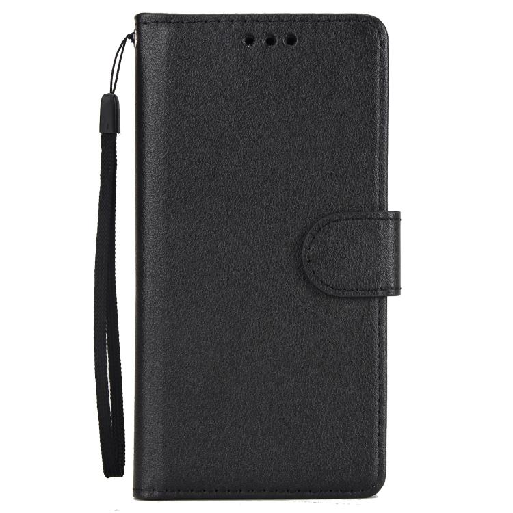 For iPhone 16e Multifunctional Horizontal Flip Leather Phone Case with Three Card Slots(Black)