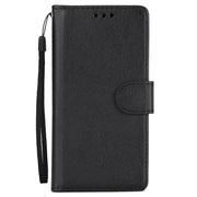 For iPhone 16e Multifunctional Horizontal Flip Leather Phone Case with Three Card Slots(Black)