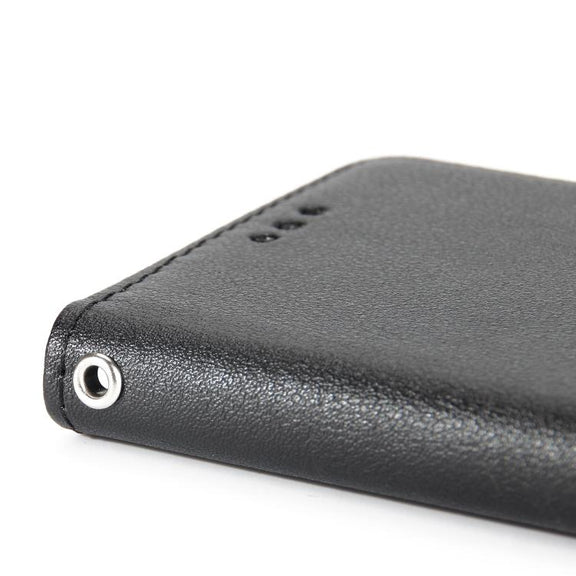 For iPhone 16e Multifunctional Horizontal Flip Leather Phone Case with Three Card Slots(Black)