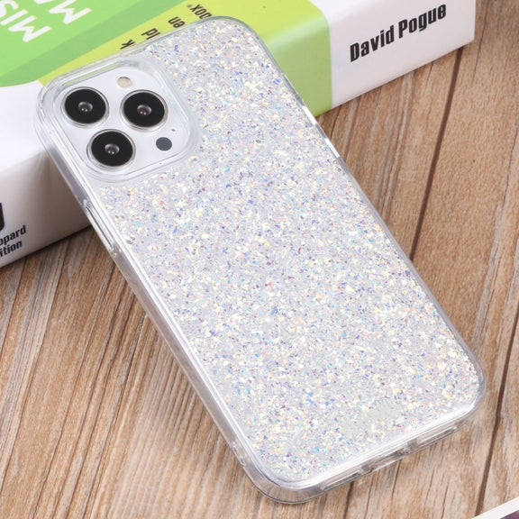 For iPhone 15 Pro Max DFANS DESIGN Starry Sky Epoxy Phone Case(Silver)