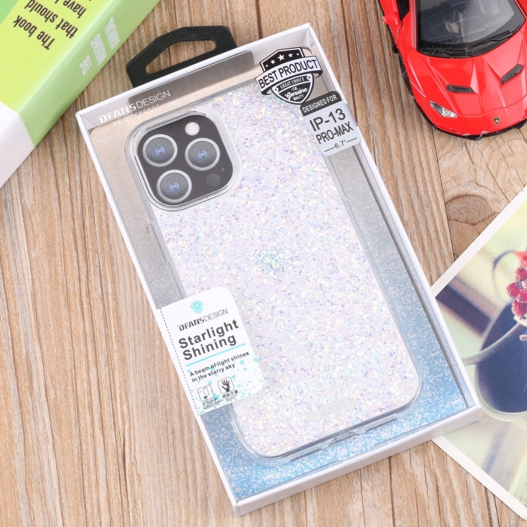 For iPhone 15 Pro Max DFANS DESIGN Starry Sky Epoxy Phone Case(Silver)