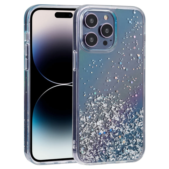 For iPhone 15 Pro Max DFANS DESIGN Golden Diamond TPU+PC Phone Case(Blue)