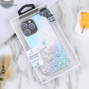 For iPhone 15 Pro Max DFANS DESIGN Golden Diamond TPU+PC Phone Case(Blue)