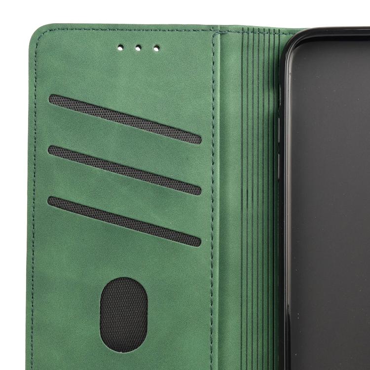 For iPhone 16e Skin Feel Splicing Leather Phone Case(Green)
