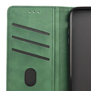 For iPhone 16e Skin Feel Splicing Leather Phone Case(Green)