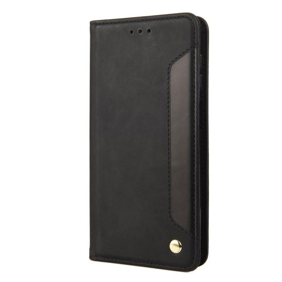 For iPhone 16e Skin Feel Splicing Leather Phone Case(Black)