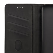 For iPhone 16e Skin Feel Splicing Leather Phone Case(Black)