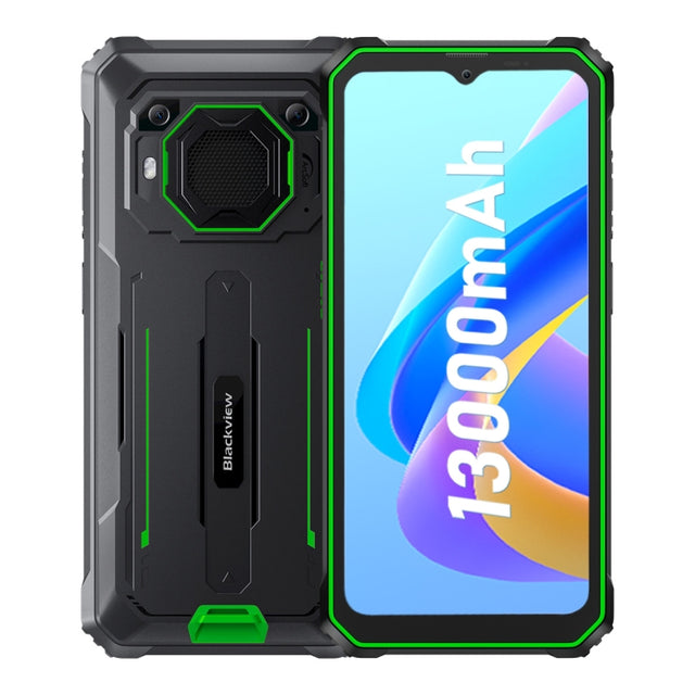 Blackview BV6200 Pro, 6GB+128GB, IP68/IP69K/MIL-STD-810H, 6.56 inch Android 13 MediaTek Helio P35 Octa Core, Network: 4G, OTG(Green)