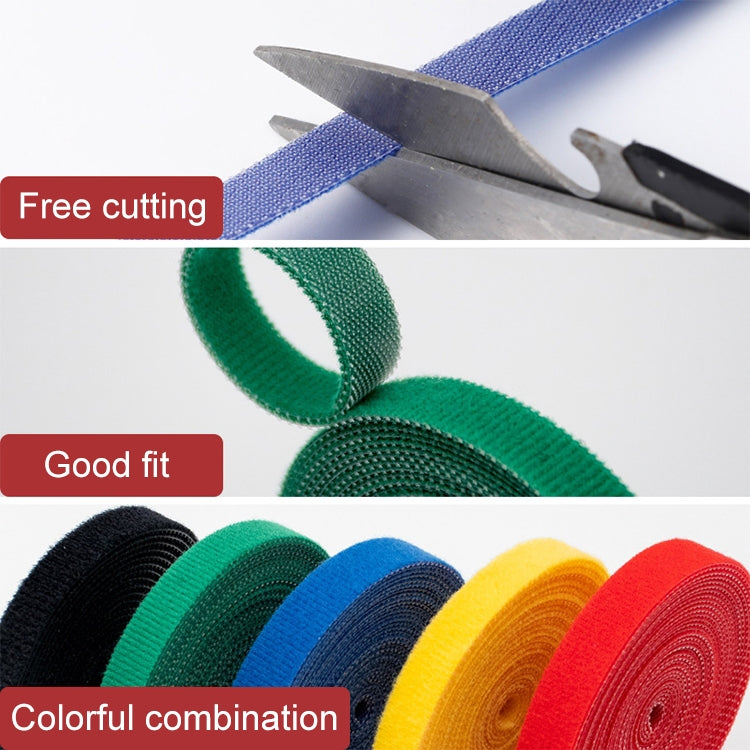 1.2cm 3m Reusable & Dividable Hook and Loop Cable Ties(Random Color Delivery)